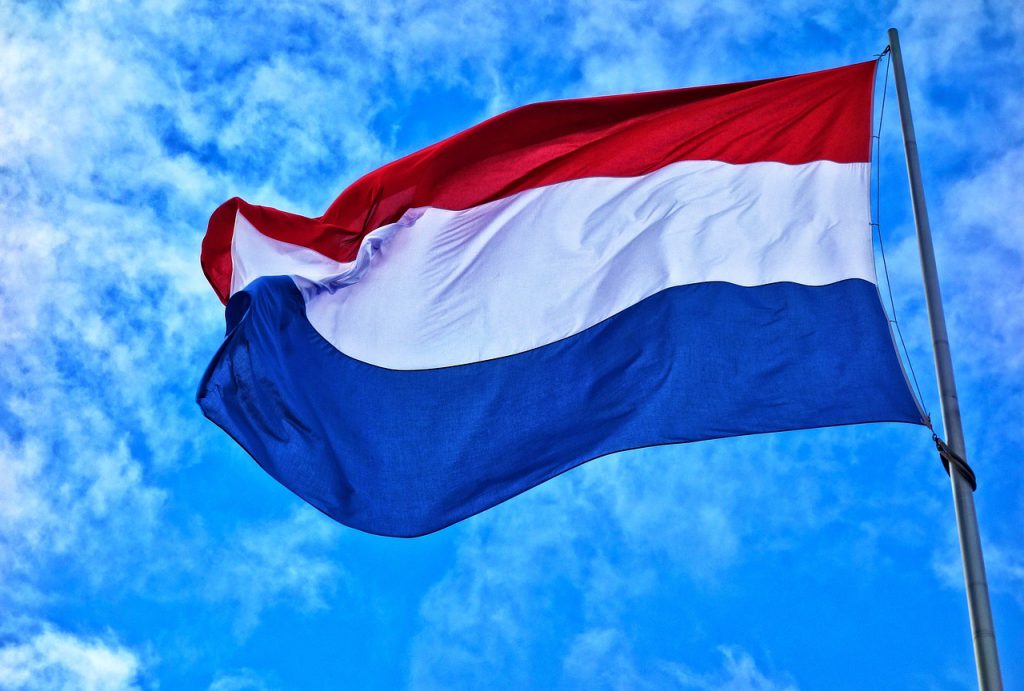 Geslaagd Met Vlag En Wimpel Opgewarmd Nederland